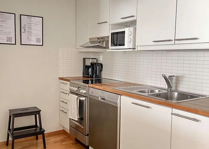 Aseman Helmi! Tilava Kaksio Kuopion Juna-aseman Vieressae *